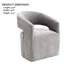 Fauteuil rustique de style contemporain avec dossier à roulettes-1338077732