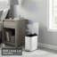 Poubelle compacte 1,3 gallons avec couvercle visible-131366642-131366641