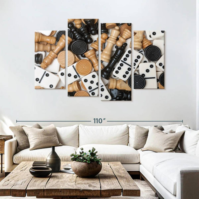 Senne Board Games, 54" H x 84" W