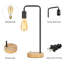 Lampe de chevet industrielle Brucie