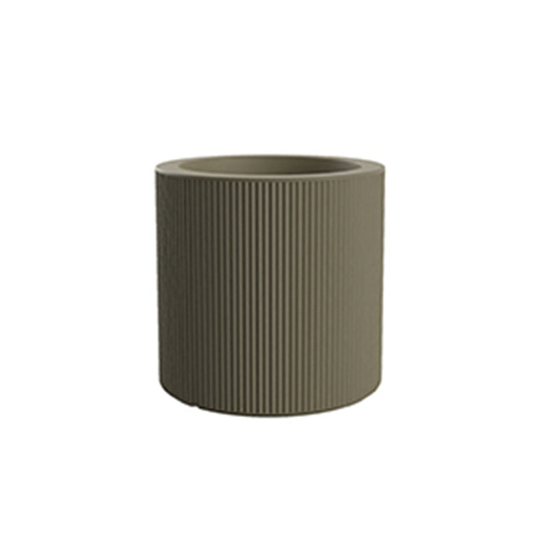 Gatsby Resin Pot Planter, Black, 15.75" H x 15.75" W x 15.75" D