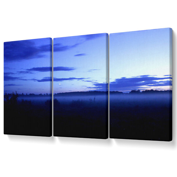Ebern Designs Mist - 3 Piece Wrapped Canvas Graphic Art | Wayfair.co.uk