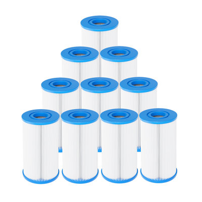 DAYEAR Cold Plunge Filter Cartridge 20 Micron Pleated Sediment Filter 5"x2.5" (10 Pack) Replaces for Most Compatible with Cold Plunge Chiller,Ice Bath Chiller