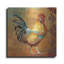 Art mural en métal «Coq Motifs 1» par Art Licensing Studio Luxe, 12 po x 12 po-315117316