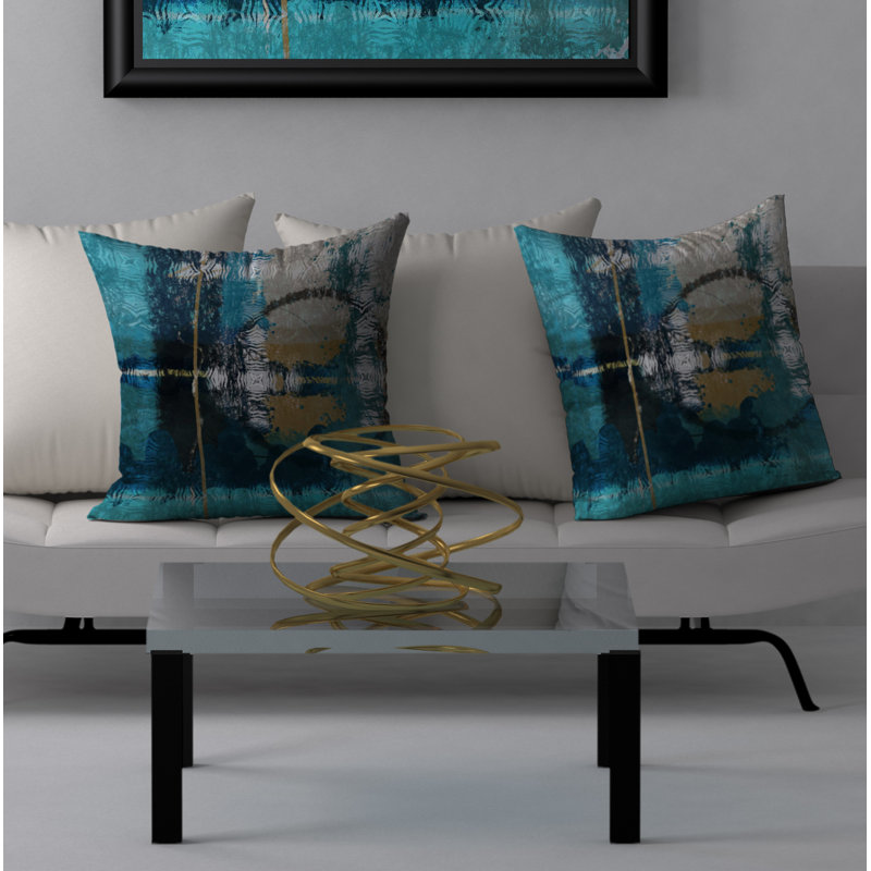 Housse de coussin carrée/insert, 24 po x 24 po