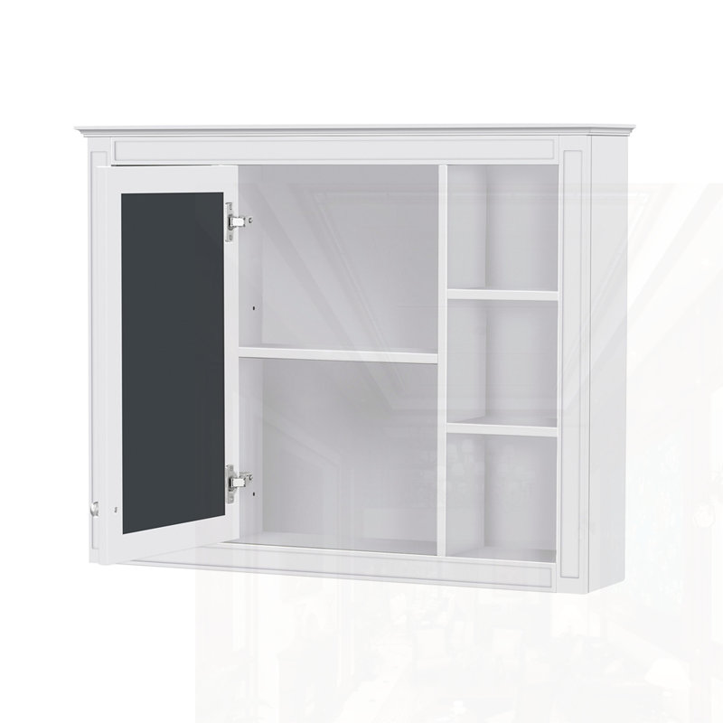 Wall Mounted Medicine Cabinet, White