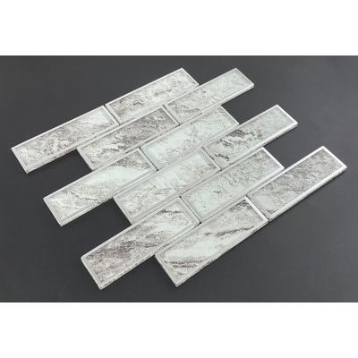 2 X 6 Brick Glass Wall Mosaic Tile