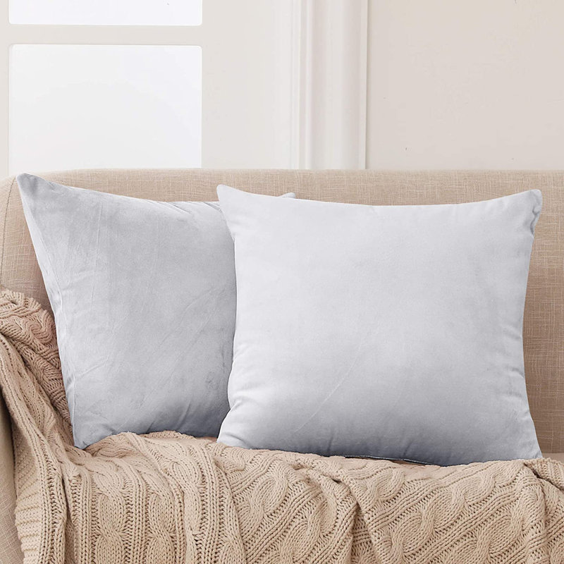 Frith Square Cushion Cover, 56cm H x 56cm W x 1cm D, Light Grey