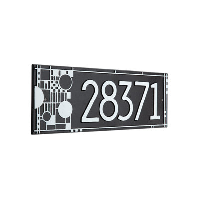 Frank Lloyd Wright Coonley Modern Plaque, Standard 1-line