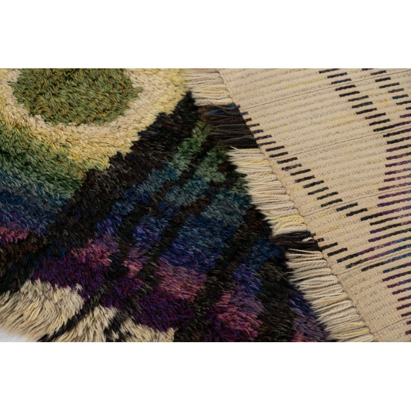 Scandinavian One-of-a-Kind 3'9x6'7 Hand Knotted Area Rug