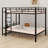 Bunk Bed With Storage Mesh Shelves-329961276