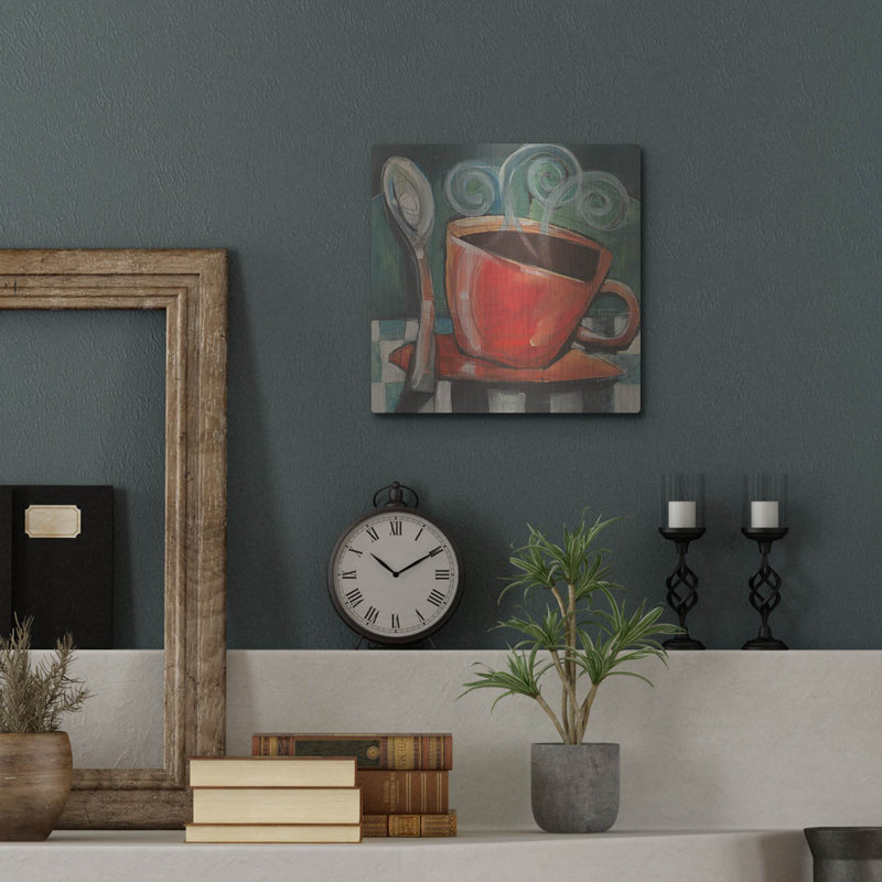 «Cup And Spoon» par Tim Nyberg, Meta «Cup And Spoon» par Tim Nyberg, H 12 po x l 12 po