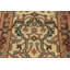 Tapis de couloir unique en coton 9 pi 10 po x 2 pi 6 po beige et ivoire