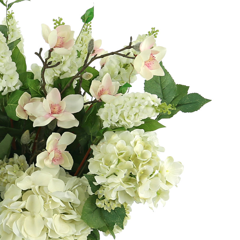 Floral Arrangement with Hydrangeas, Butterfly Magnolias and Snapdragons