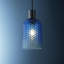  Luminaire suspendu en verre texturé à 1 lumière pour salle à manger Dansby-1904870037