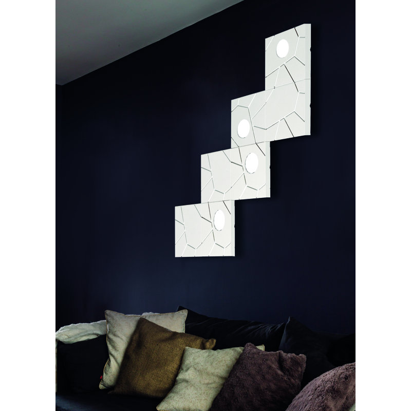 Street System Flush Mounted Sconce, White