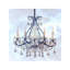 Frosted Chandelier - No Frame Print on Canvas-42161141