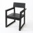 5 Grey Outdoor Dining For Patio - Table With Umbrella Hole And 4 Armrest Chairs, Ideal Backyard, Lawn, Deck Or Poolside, Long Service Life, Low Maintenance, High Impact Strength In High , Long-Lasting-777408006