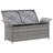 vidaXL Patio Storage Bench with Cushion, Outdoor Ottoman Bench-1068300927