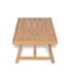 Ensemble de conversation en bois d'acacia, fauteuil club et table basse avec coussin résistant à l'eau, teck et beige