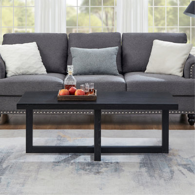 Table basse contemporaine Luno, noir