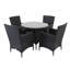 Mitul Round Wicker Outdoor Dining Table , 90cm cm W 90cm cm D-40630860