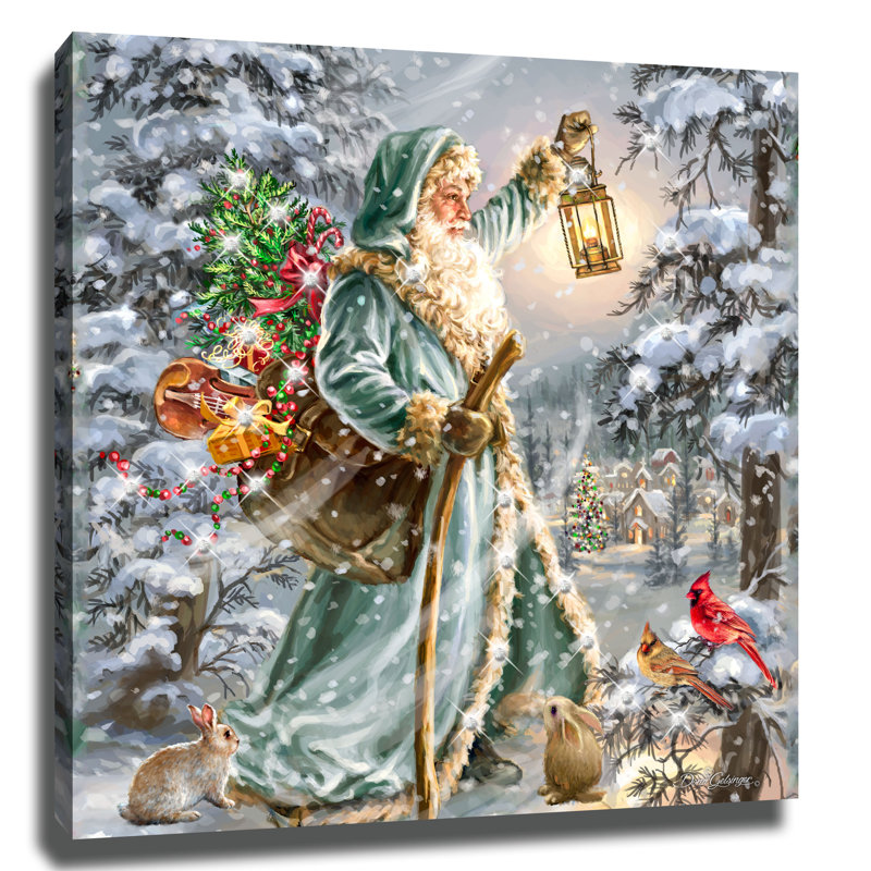 Imprimé Saint-Nicolas Pizazz avec cristaux éblouissants