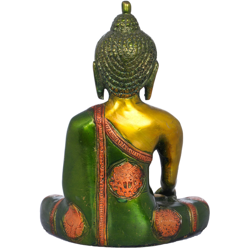 Main de Bouddha dans Bhumisparsha Mudra, Toucher de henné incroyable
