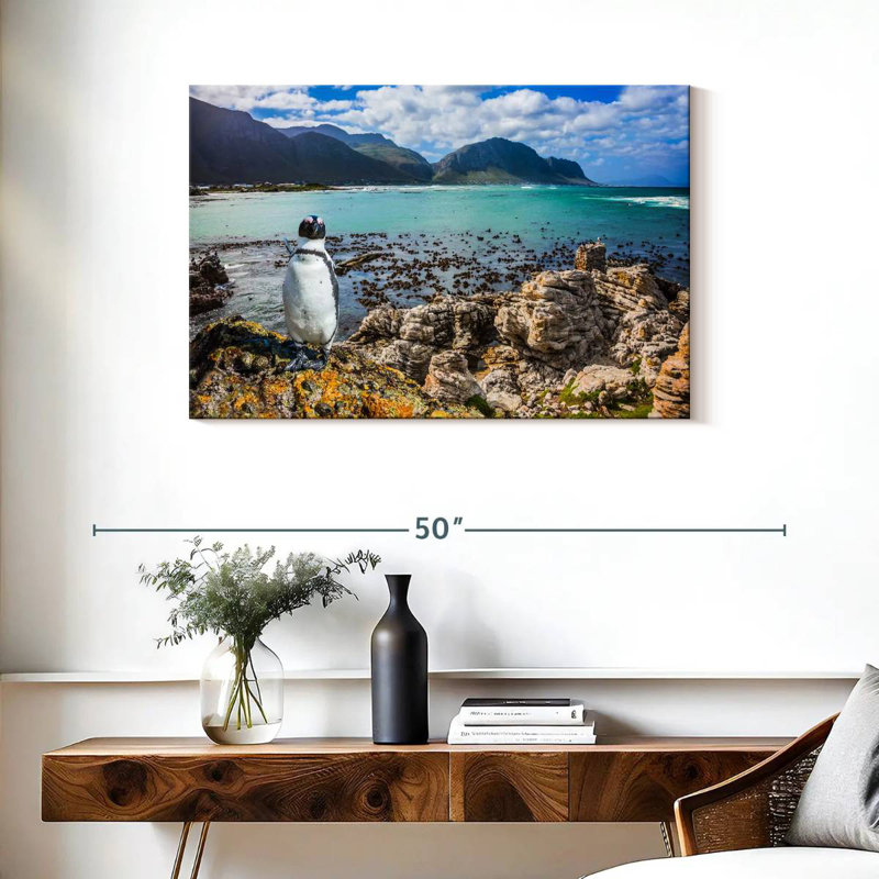 Atlantic Penguin, 24" H x 36" W