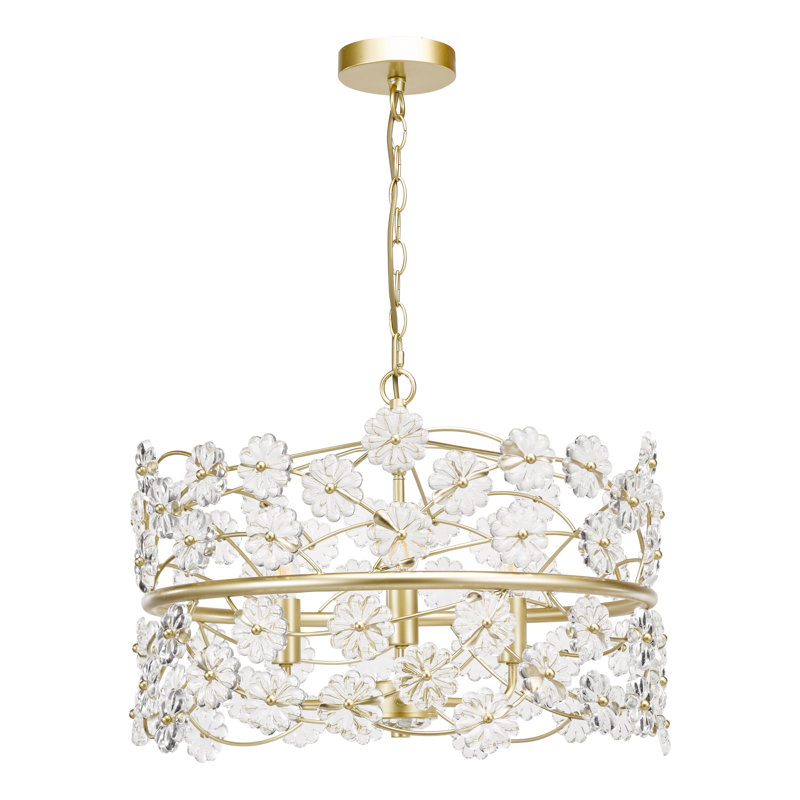 3 - Light Satin Gold Pendant