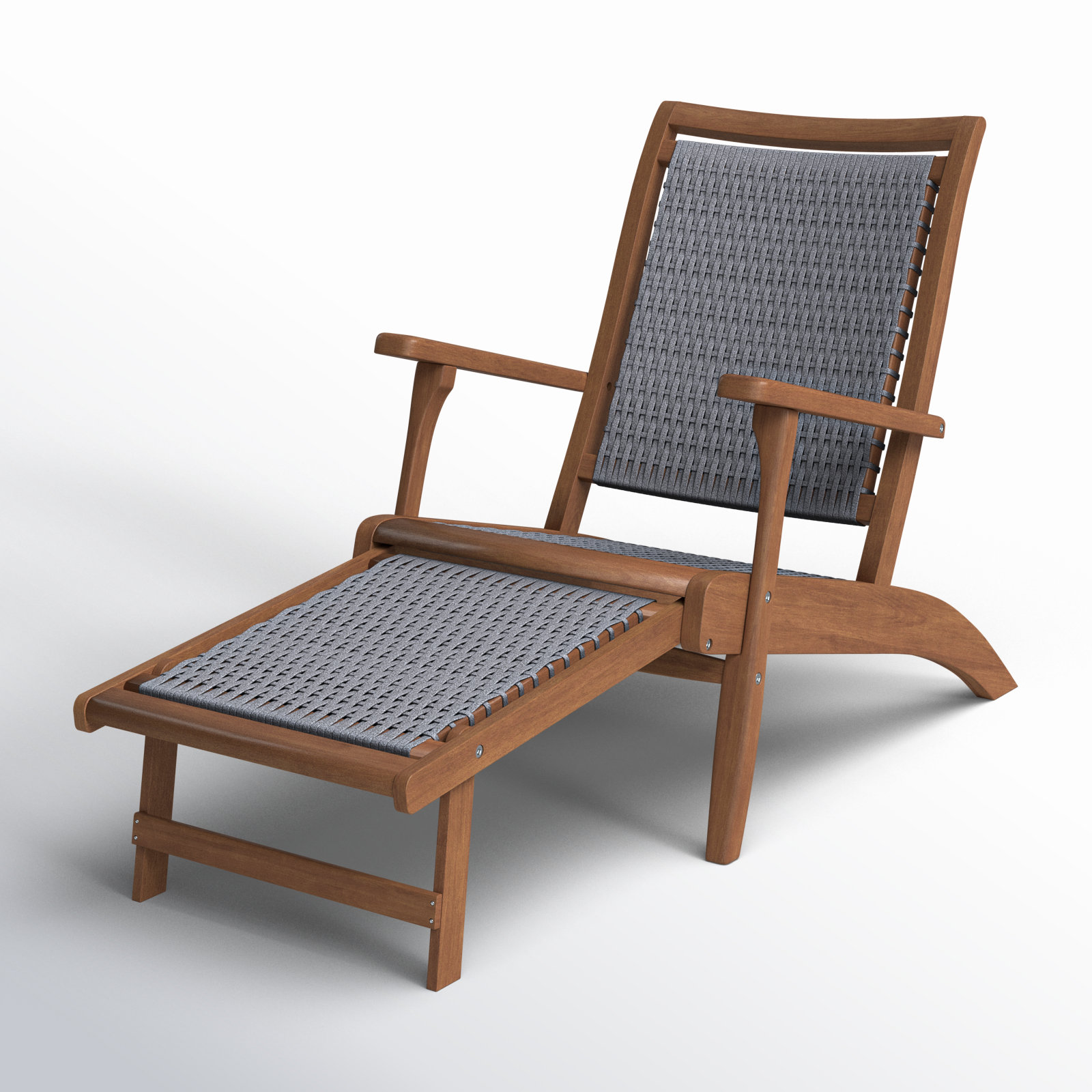 Premium All-Weather Wicker Outdoor Lounge Chair