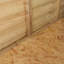 Rowlinson 8x6 Shiplap Apex Shed Double Door with Window