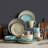 Neal 16 Piece Stoneware Dinnerware Set - Service for 4-758572779