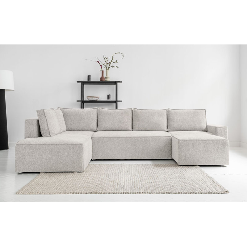 Brave Dave 8 Seater Corner Sofa , Beige