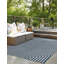 Tapis bleu contemporain Odawa-1098662902
