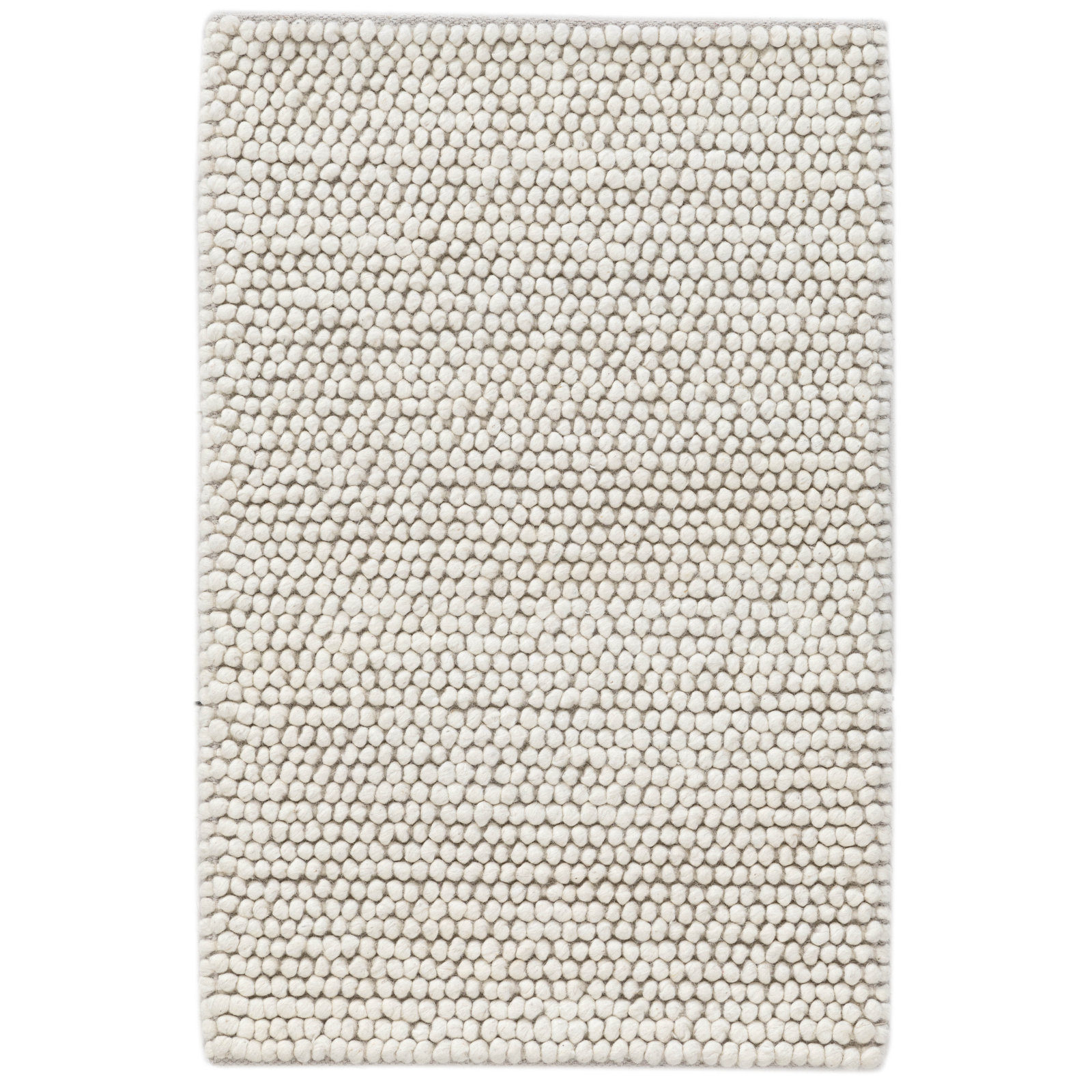 Ackman Flatweave Wool Rug, Rectangle 2' x 3', Ivory