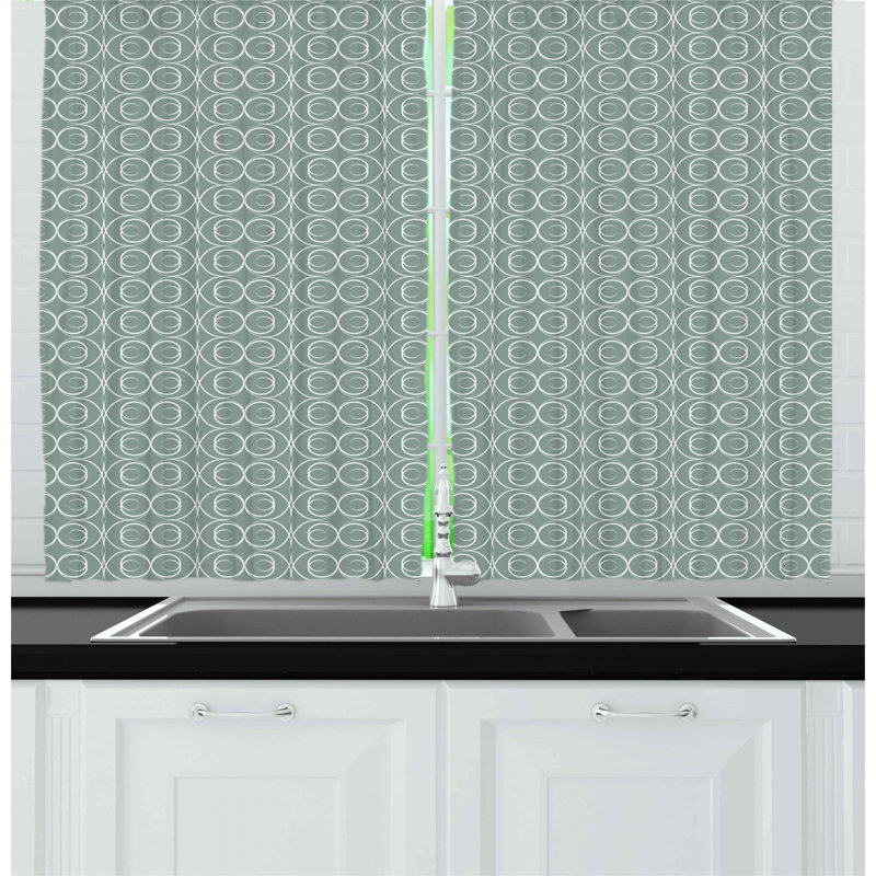 Pointed Kitchen Curtain