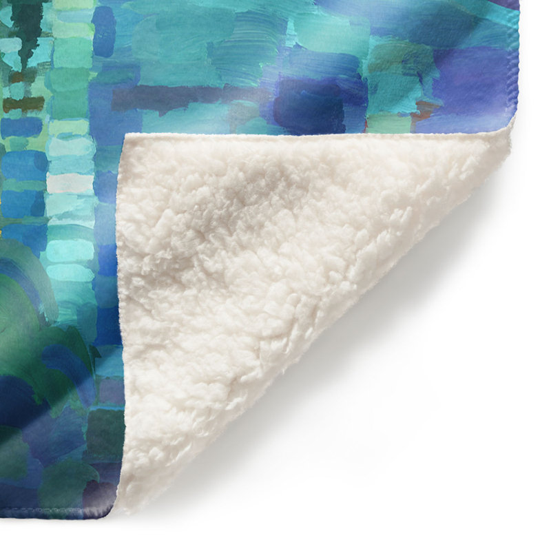 Couverture de sherpa doux reflection of tranquility, l 51 po x L 60 po
