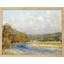 «Pastel Green Mountain River Lake» sur papier-98299351-98299352