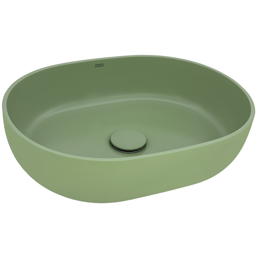 Ruvati 19-inch epiStone Solid Surface Modern Bathroom Vessel Sink Ruvati Sink