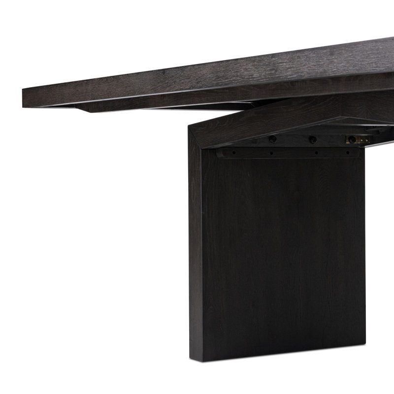 Matthes Dining Table, Smoked Black