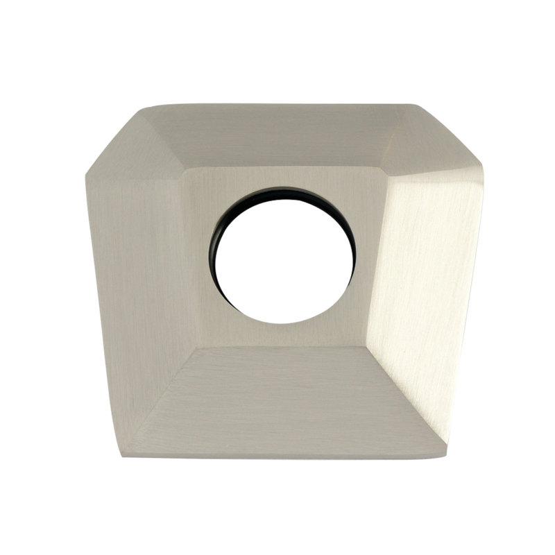 Kingston Brass Trapeze Hexagon Shower Arm Flange, Brushed Nickel