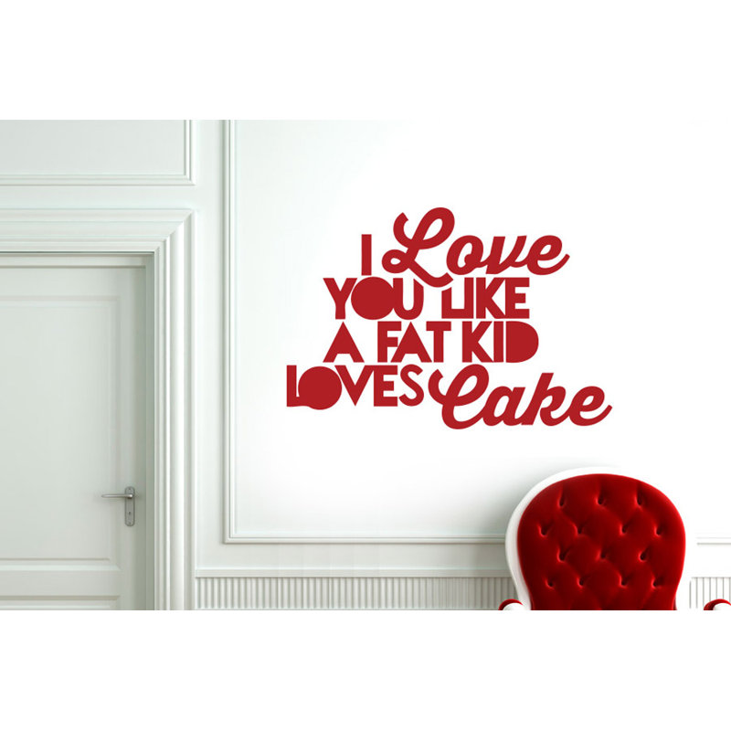 Non-Wall Damaging Wall Decal, Large, Dark Red
