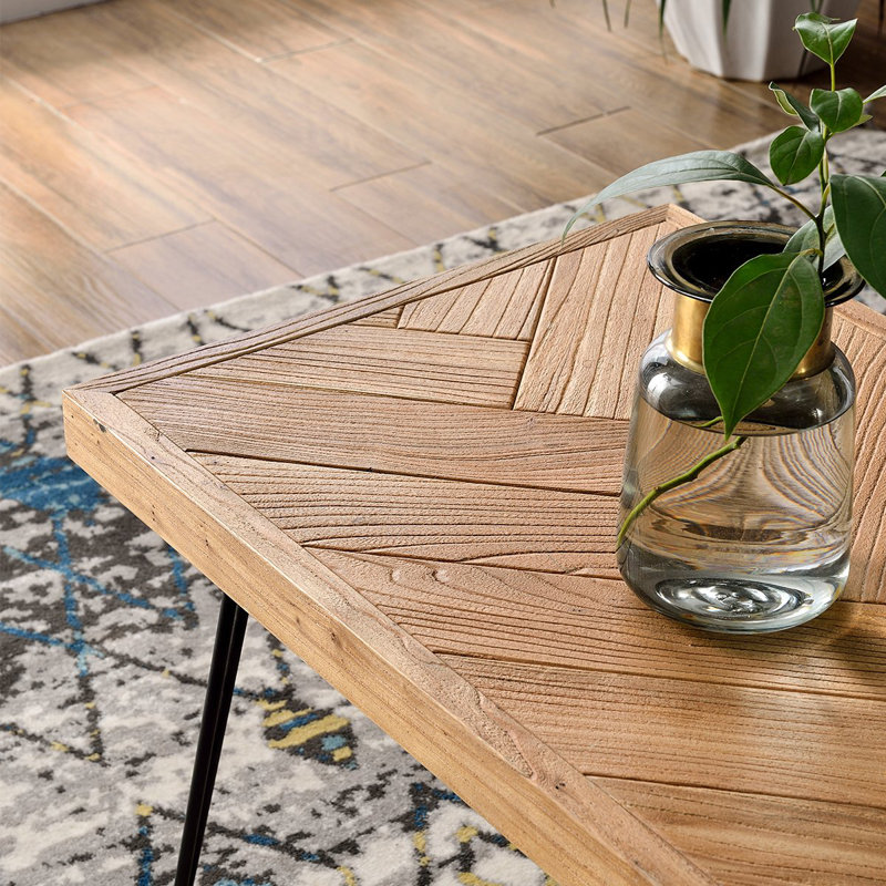 Table basse Elaiyah, Chêne brut