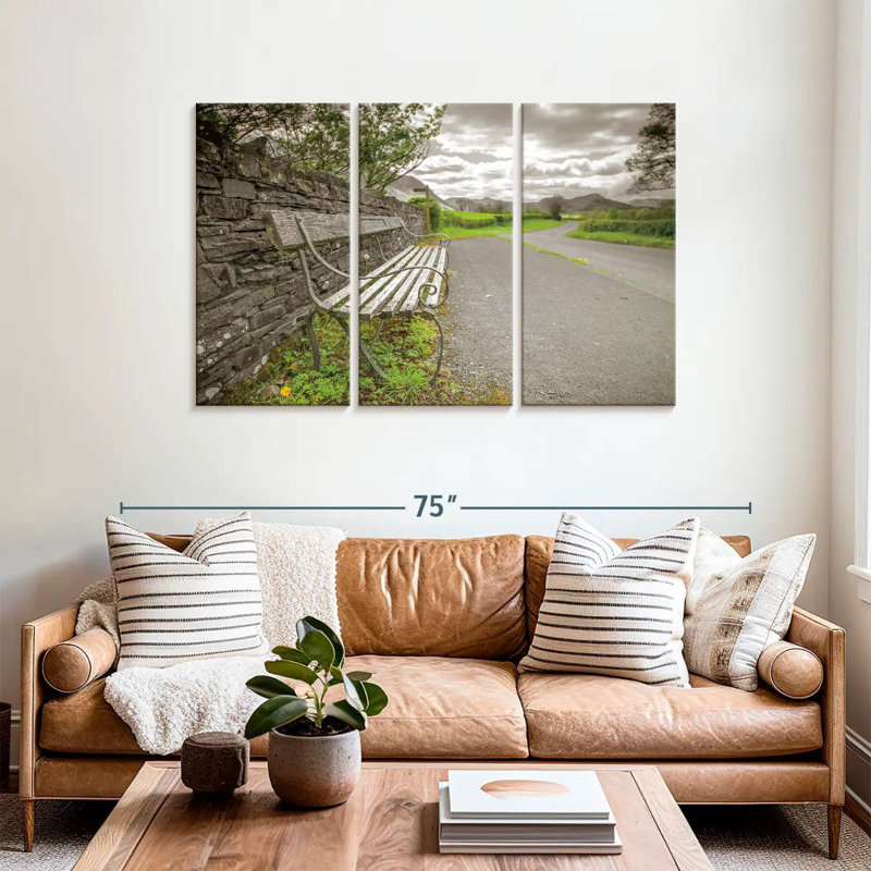 Mehar Lake District, 36" H x 57" W