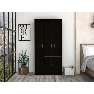 Armoire rectangulaire 1 tiroir Meredith Wengue