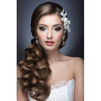 Beautiful Woman - Wrapped Canvas Print