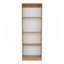 Ensemble de bibliothèque 4 pièces H 71,1 "avec portes et tablettes ouvertes, armoire de rangement haute