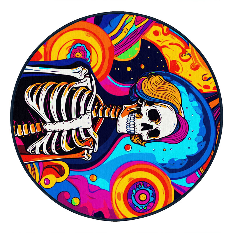 Solar Trance Rug, Round 6'
