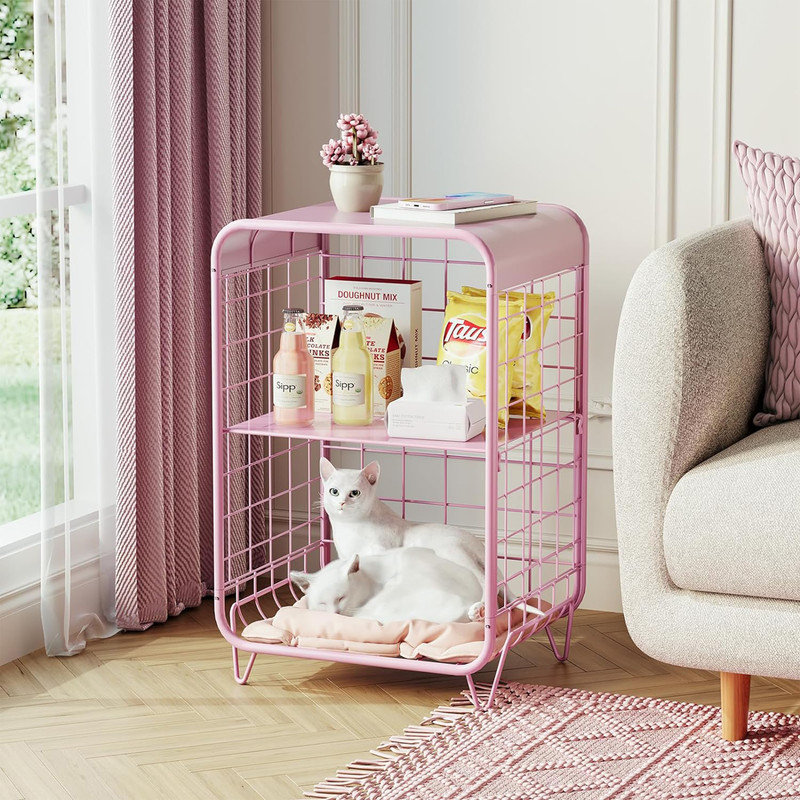 Brodan End Table, Pink